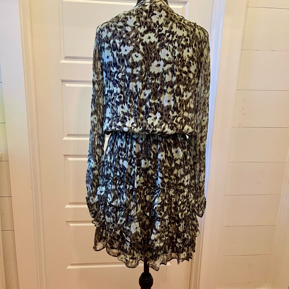 Chiffon Animal Print Dress